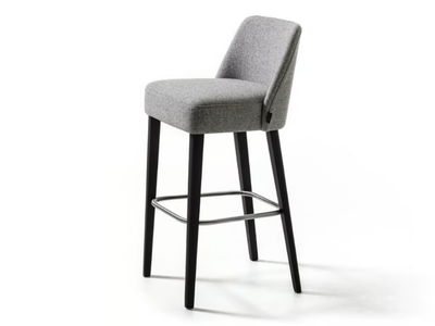 VELOUR - High fabric stool _ La Cividina