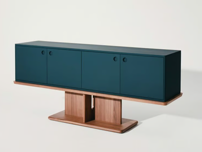 INTERSECTION - Solid wood sideboard with doors _ La Manufacture