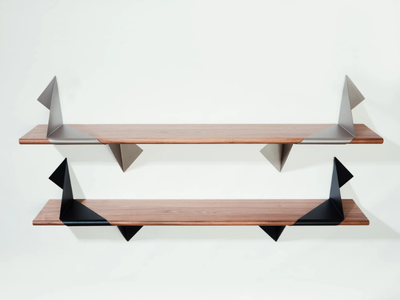 OIRIGAMI - Wooden wall shelf _ La Manufacture