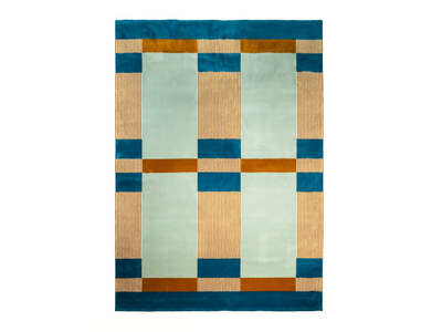 PLAYTIME MIKADO - Rectangular wool rug with geometric shapes _ La Manufacture