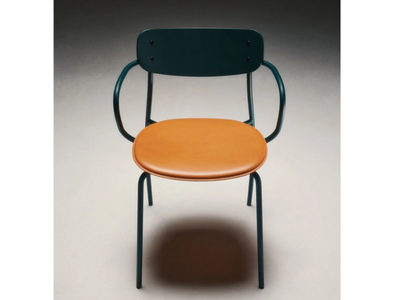 WIND - Stackable chair with armrests _ La Manufacture