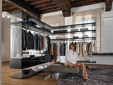 AIR - 1471 - Sectional walk-in wardrobe _ Lago