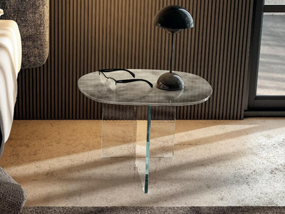 PLEASURE 1417 - 1418 - 1419 - Glass coffee table / bedside table _ Lago