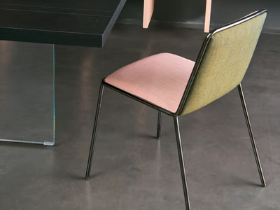 PLETRA - Upholstered fabric chair _ Lago