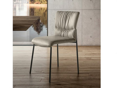 WOOP - Upholstered leather chair _ Lago