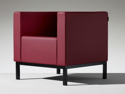 POLO - Upholstered armchair with armrests _ LAMM