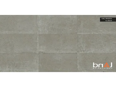 KANKARE GREY - Technical porcelain wall/floor tiles with stone effect _ land porcelanico