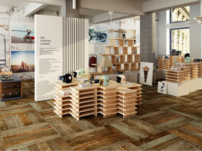 LEGNO - Technical porcelain flooring with wood effect _ land porcelanico