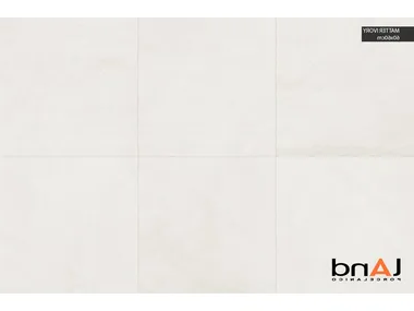 MATTER IVORY - Technical porcelain wall/floor tiles with stone effect _ land porcelanico