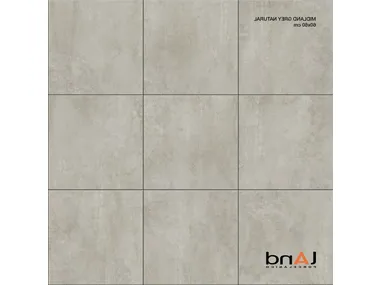 MIDLAND GREY - Technical porcelain wall/floor tiles with concrete effect _ land porcelanico