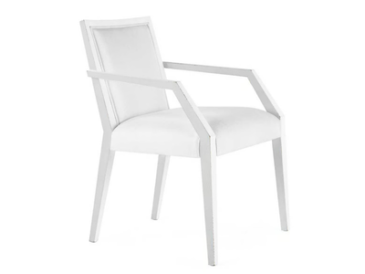 APPIA - Upholstered solid wood chair with armrests _ Lando