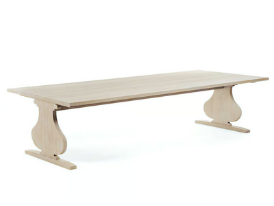 FRANCIS - Rectangular solid wood dining table _ Lando