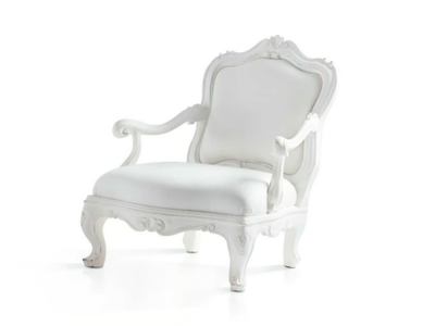 GIGI - Fabric armchair with armrests _ Lando