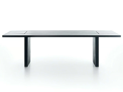 IPERBOLE - Rectangular solid wood dining table _ Lando