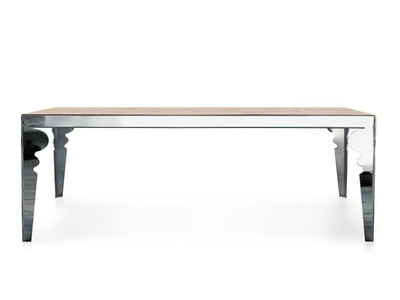 LAGUNA - Steel and wood dining table _ Lando