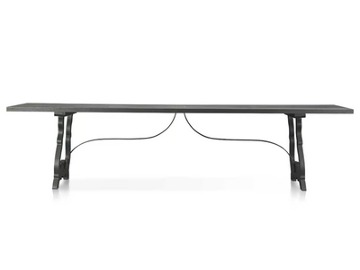LIRA - Rectangular solid wood dining table _ Lando