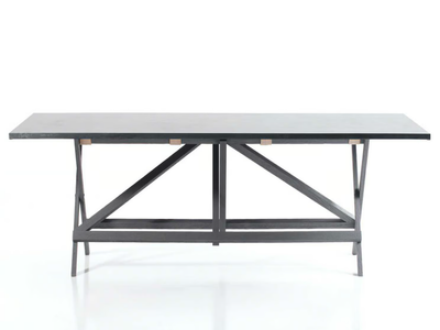 PARIGI - Rectangular folding solid wood dining table _ Lando