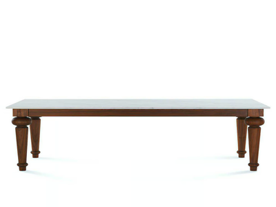 TROPEA - Rectangular solid wood dining table _ Lando
