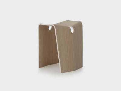 KAMI - Low stackable multi-layer wood stool _ Lapalma