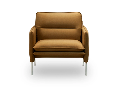 LEAN - Fabric armchair with armrests _ Lapalma