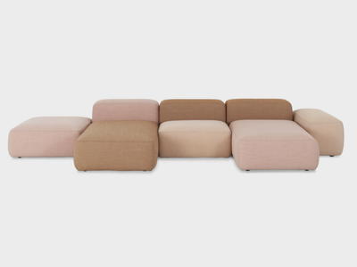 PLUS - Modular fabric sofa with removable cover _ Lapalma