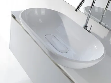 BOOSTER - Countertop oval washbasin _ LASA IDEA