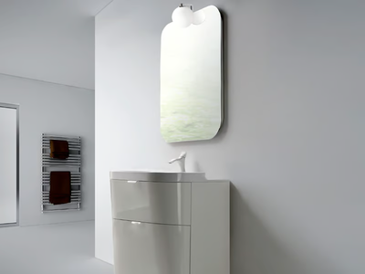 METROPOLIS 11 - Wall-mounted vanity unit with drawers _ LASA IDEA