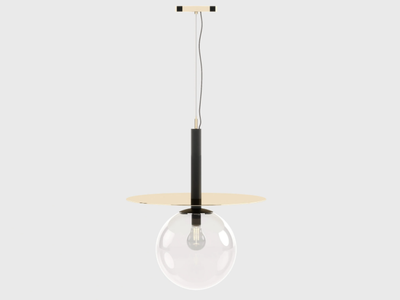 ANDY - Glass and Stainless Steel pendant lamp _ Laskasas