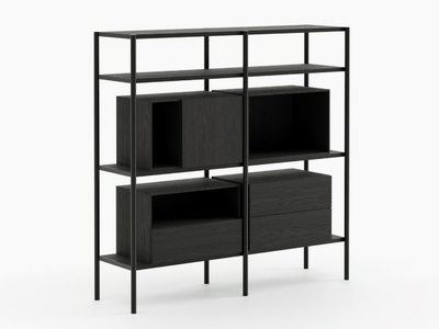 BYLOT - Open freestanding double-sided bookcase _ Laskasas