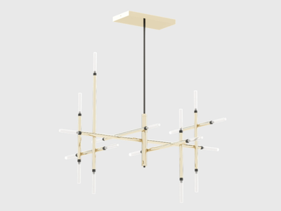 ROBERT - Stainless steel pendant lamp _ Laskasas