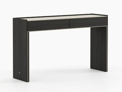 SAMOS - Rectangular wooden console table with drawers _ Laskasas