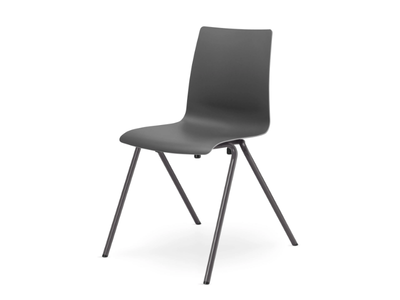 EVO 010-N5 BR - Stackable plastic training chair _ LD Seating