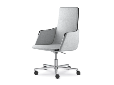 HARMONY 832-RA - Swivel executive chair with armrests with 5-spoke base _ LD Seating
