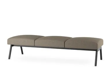 NIDO NI-BE3-N1 - Backless fabric bench seating _ LD Seating