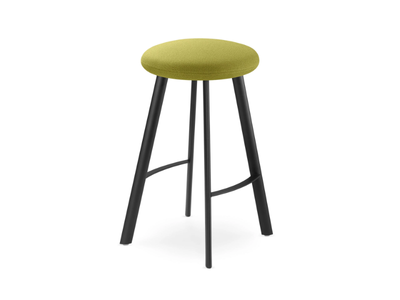 SPOT SP-670-N1 - Upholstered steel stool with footrest _ LD Seating