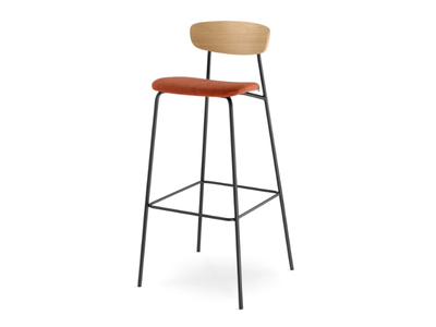 TRIVI TR-128-N1 - Barstool with footrest _ LD Seating