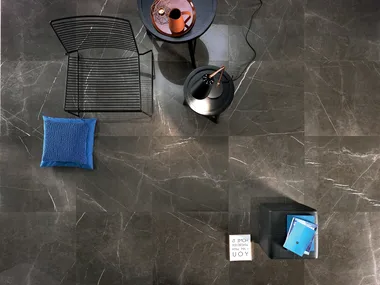 DREAMING GRAY STONE - Porcelain stoneware flooring with marble effect _ LEA CERAMICHE