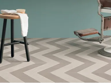 TRAME CHEVRON PLATA B - Full-body porcelain stoneware flooring _ LEA CERAMICHE