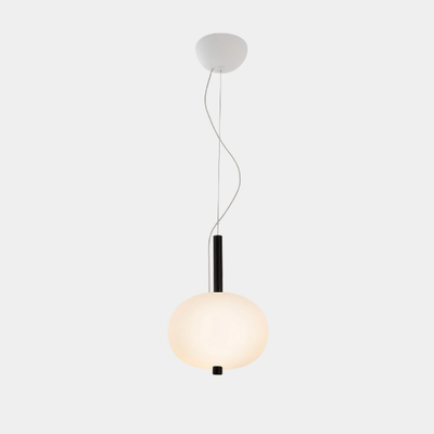 ILARGI - LED opal glass pendant lamp _ LedsC4