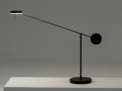 INVISIBLE - LED adjustable steel table lamp _ LedsC4