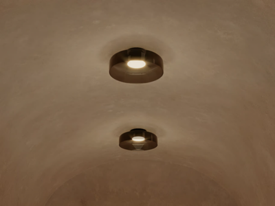 LEVELS - LED glass ceiling lamp _ LedsC4