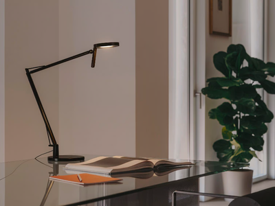 MACA - Adjustable LED steel table lamp _ LedsC4