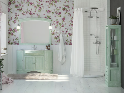 RETRÒ R214 - Floor-standing vanity unit with mirror _ LEGNOBAGNO