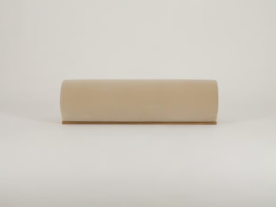 GALERIE VIVIENNE - Upholstered velvet bench _ LELIEVRE
