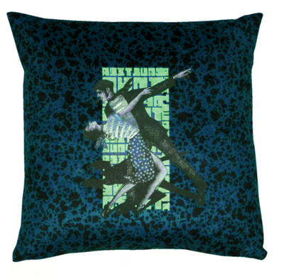 JEAN PAUL GAULTIER - TANGO - Square fabric cushion _ LELIEVRE