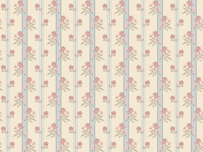 MADEMOISELLE - Striped nonwoven wallpaper _ LELIEVRE