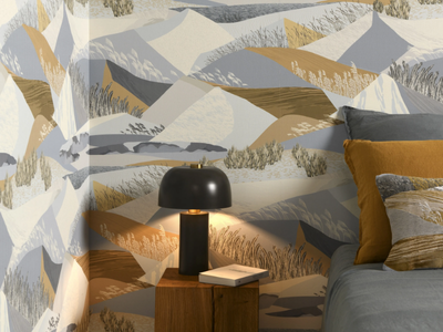 PAYSAGE - Landscape vinyl wallpaper _ LELIEVRE