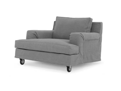 ABERDEEN - Upholstered fabric armchair with armrests _ Lema