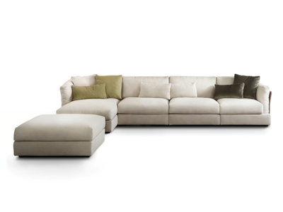 GROOVY - Corner modular sectional fabric sofa _ Lema