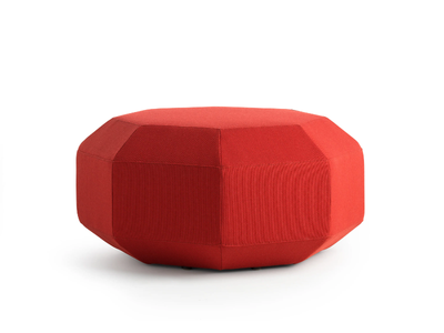 LX642 - Upholstered fabric pouf _ LEOLUX LX